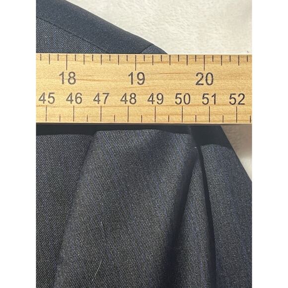 Peter Millar 42S Dark Blue - Sapphire Blue Stripe Blazer Sport Coat Short Arms - Picture 13 of 16
